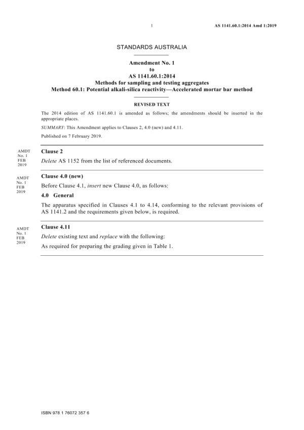 AS 1141.60.1:2014 Amd 1:2019 PDF