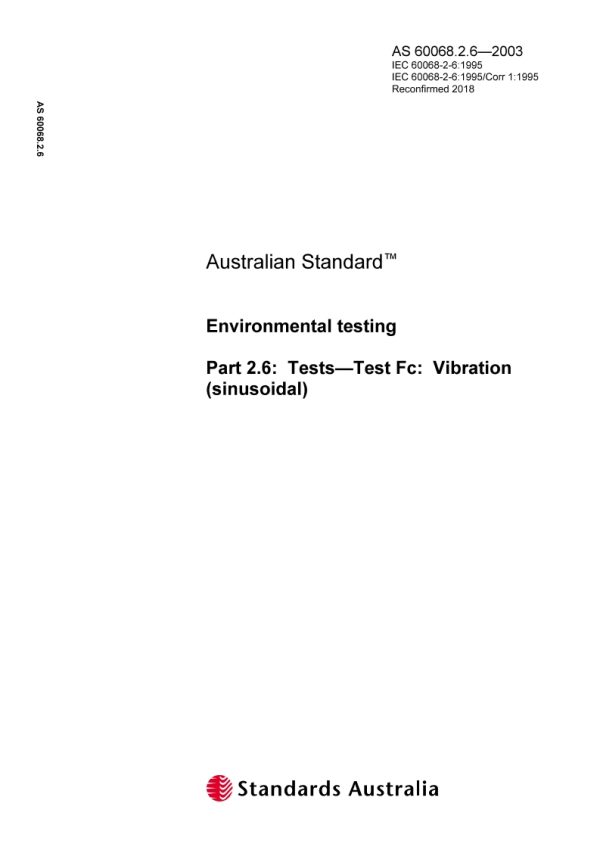 AS 60068.2.6-2003 PDF