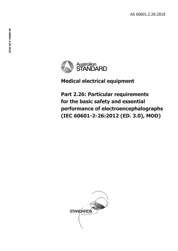 AS 60601.2.26:2018 PDF