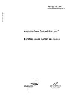 AS/NZS 1067:2003 PDF