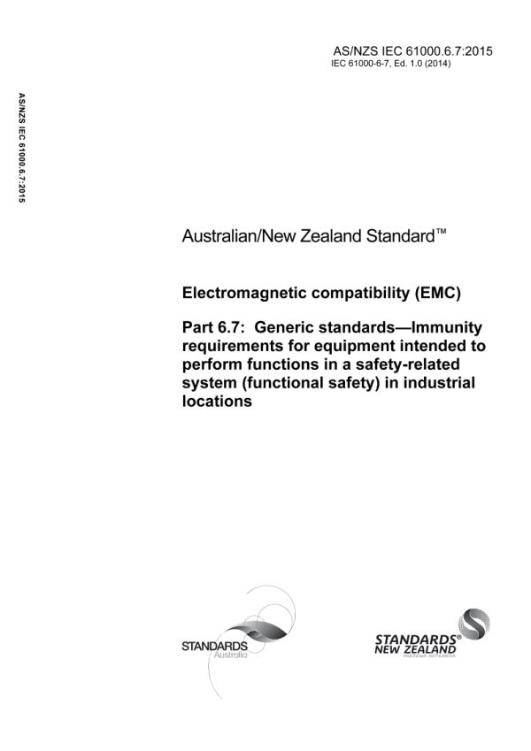 AS/NZS IEC 61000.6.7:2015 PDF