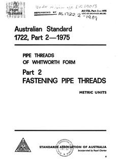 AS 1722.2-1975 PDF - Australia Standards Download