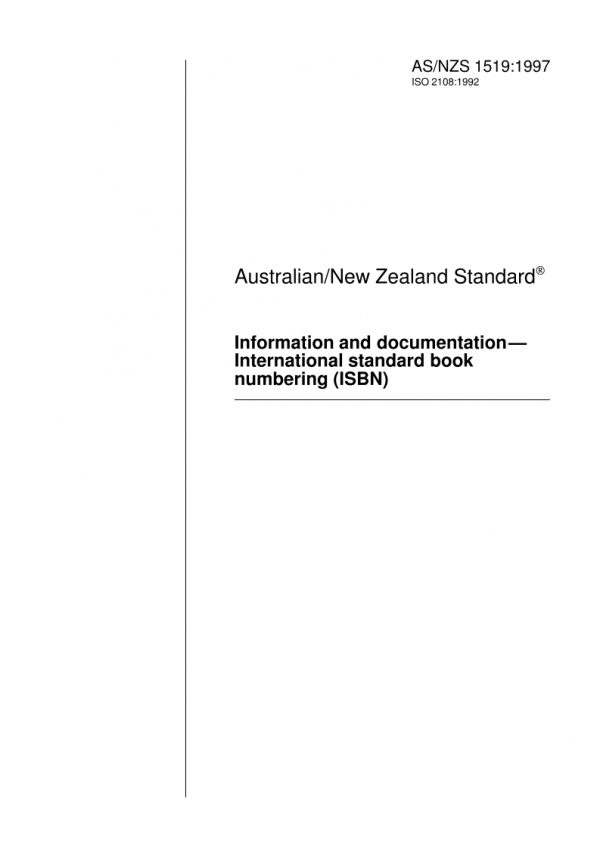 AS/NZS 1519:1997 PDF