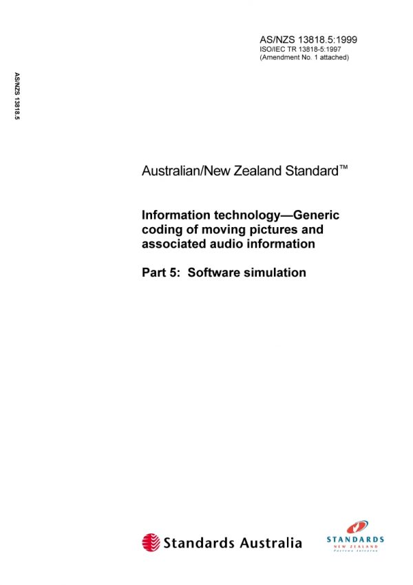 AS/NZS 13818.5:1999 PDF