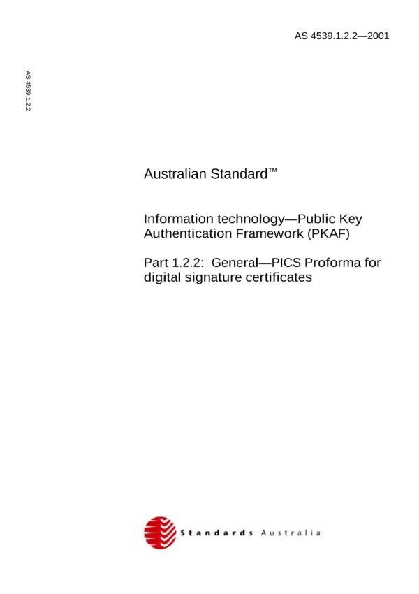 AS 4539.1.2.2-2001 PDF