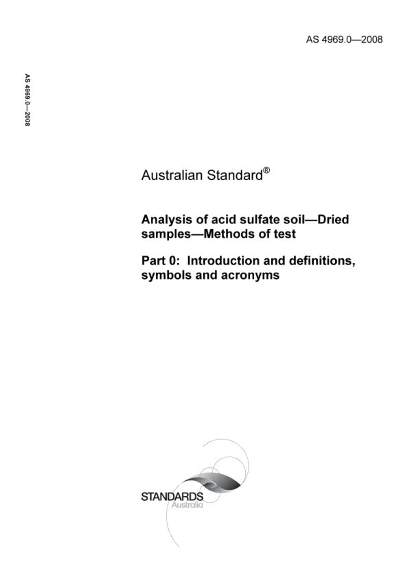 AS 4969.0-2008 PDF
