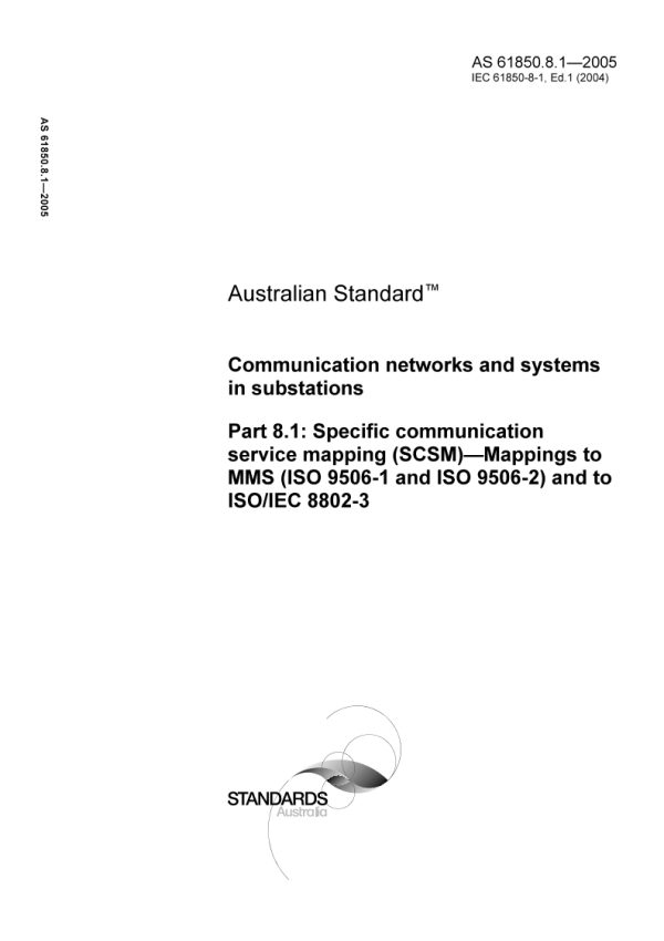 AS 61850.8.1-2005 PDF