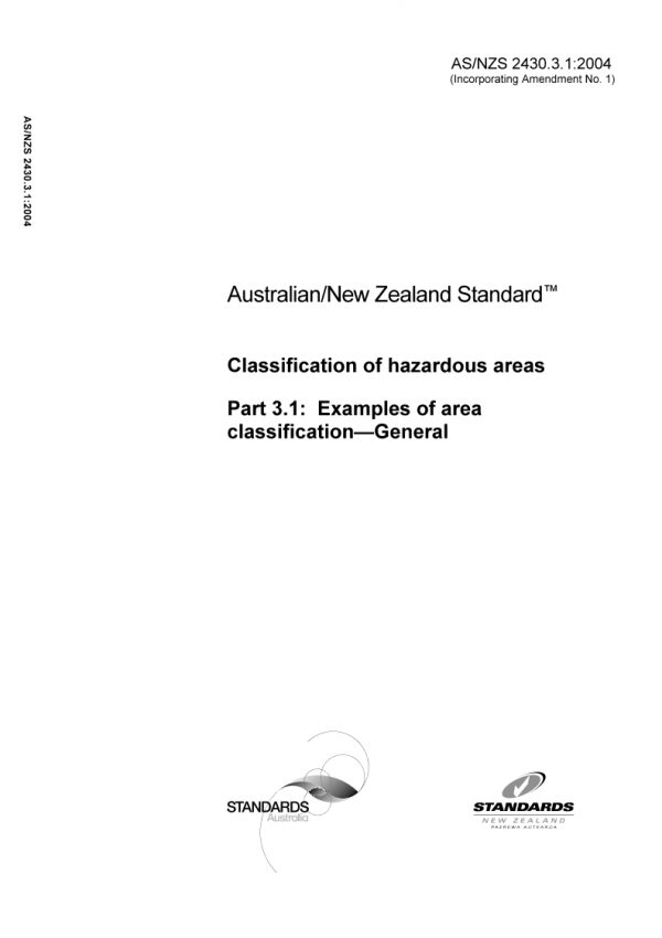 AS/NZS 2430.3.1:2004 PDF