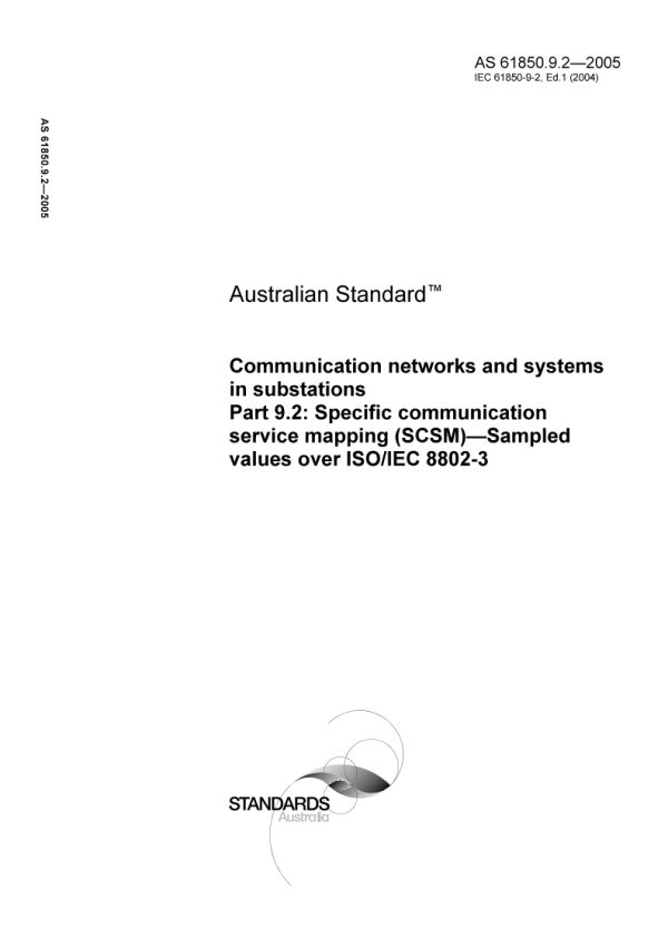 AS 61850.9.2-2005 PDF