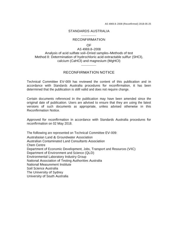 AS 4969.8-2008 PDF