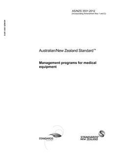 AS/NZS 3551:2012 PDF