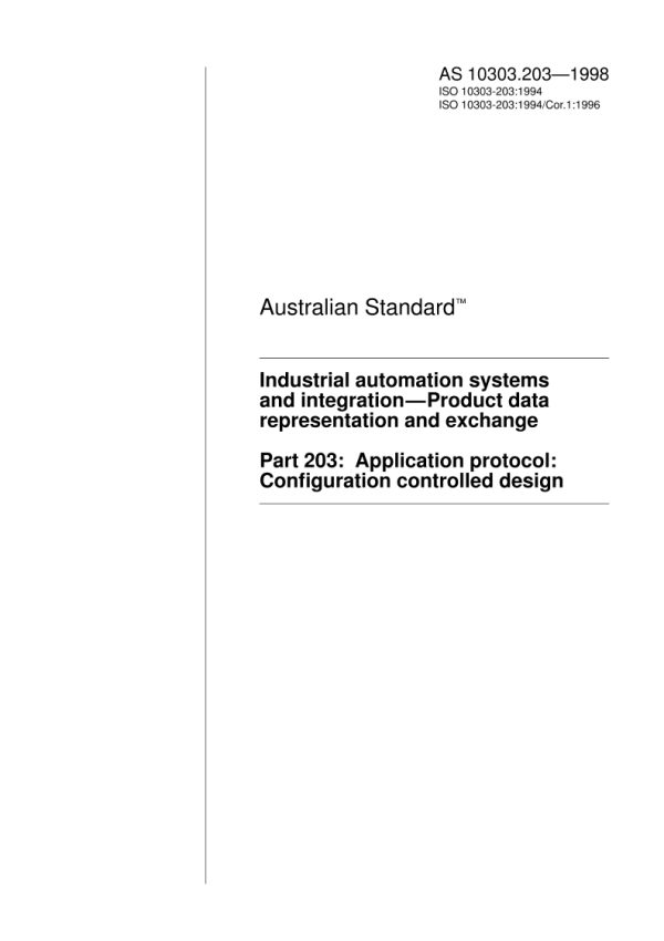 AS 10303.203-1998 PDF