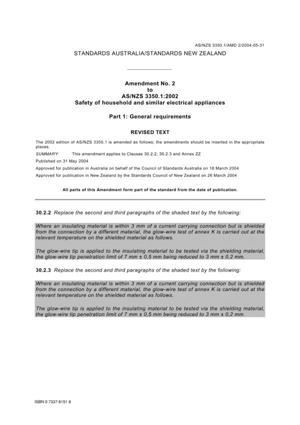 AS/NZS 3350.1:2002 AMDT 2 PDF