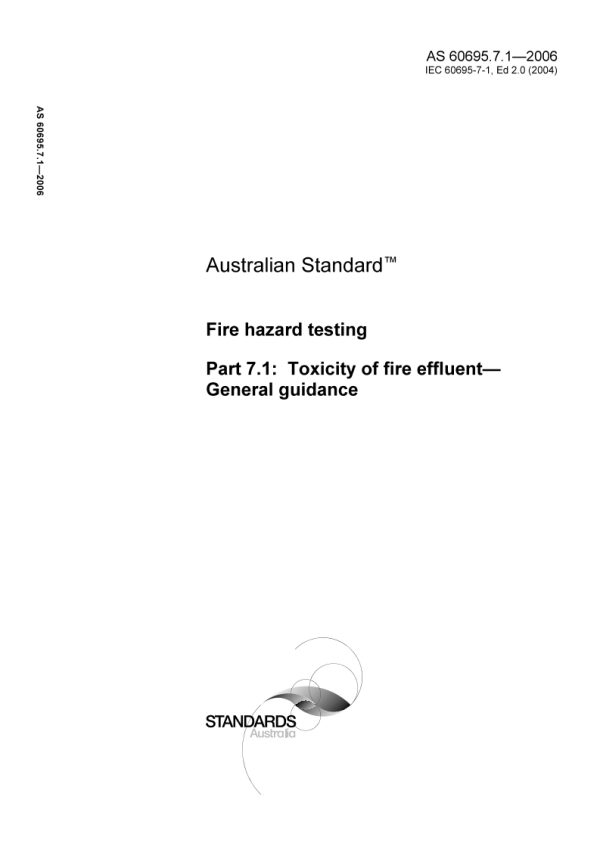 AS 60695.7.1-2006 PDF