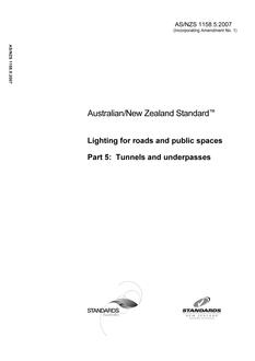 AS/NZS 1158.5:2007 PDF