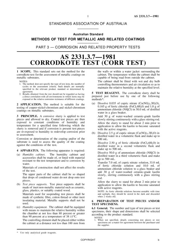 AS 2331.3.7-1981 PDF